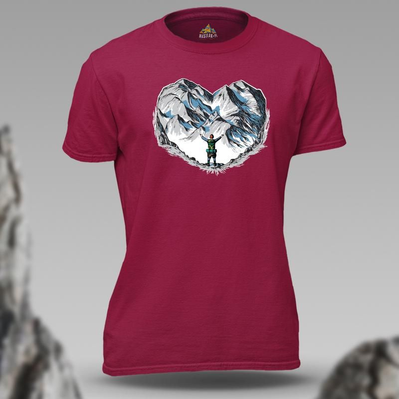 Koszulka męska | ŚNIEŻNE SERCE