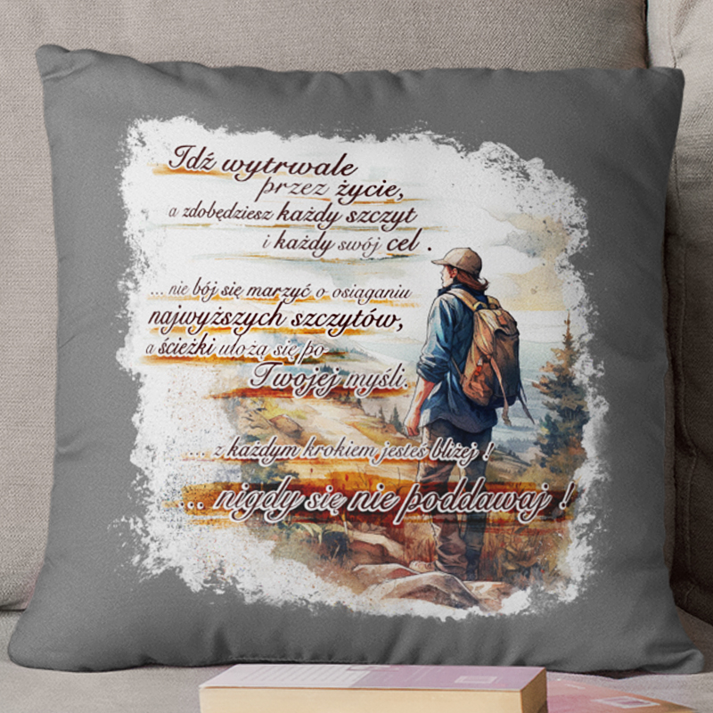 Poduszka | Idź wytrwale Akw2