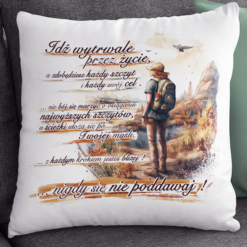 Poduszka | Idź wytrwale -...